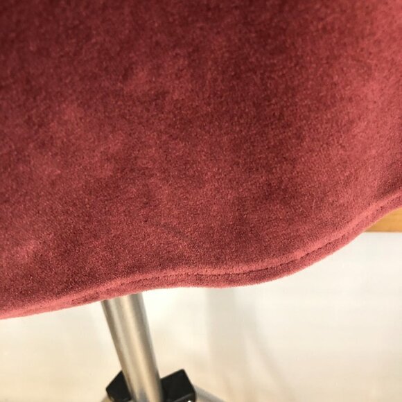 VINTAGE Clichy Purple / Pink Velour A-Line Midi Mid-Calf Skirt Sz S / M - Picture 8 of 9